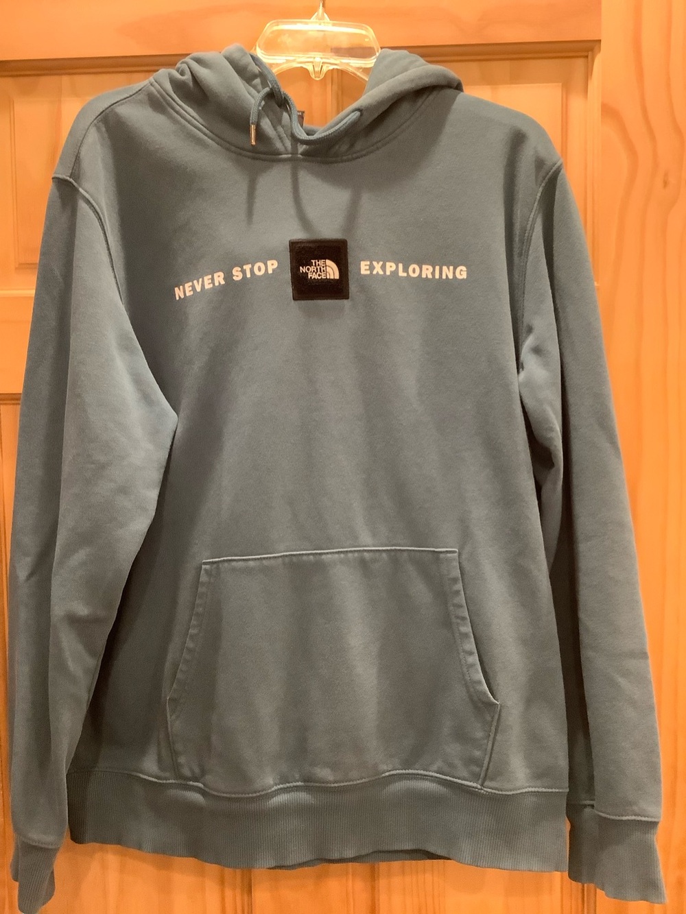 The North Face Men’s Blue hoodie